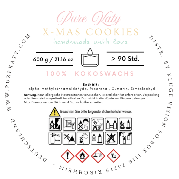 XXL Kerze "Cookies" - limited Edition