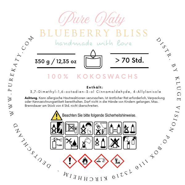 Duftkerze Blueberry Bliss